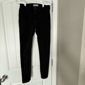 Madewell Roadtripper Black Skinny Jeans Size 26